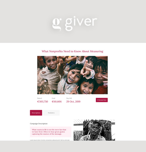 Charity Web Design