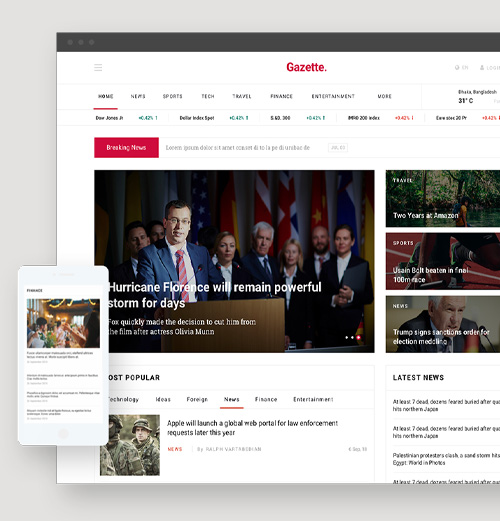 News Web Design