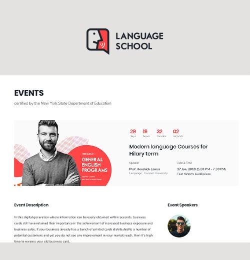 Education Web Design