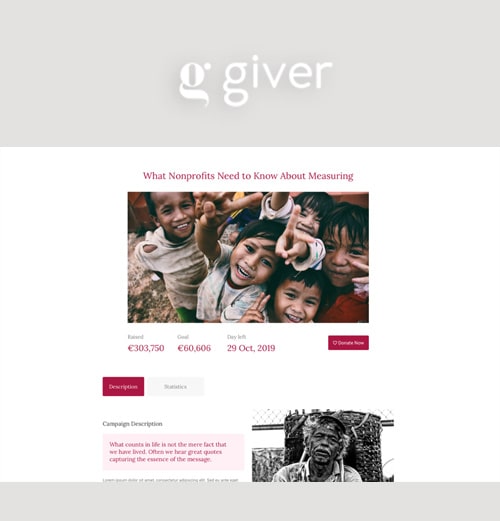 Charity Web Design